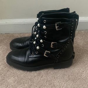 Zara combat boots